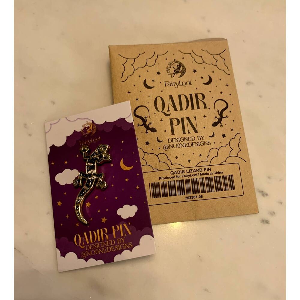Fairyloot Fantasy Cadir Lizard Pin